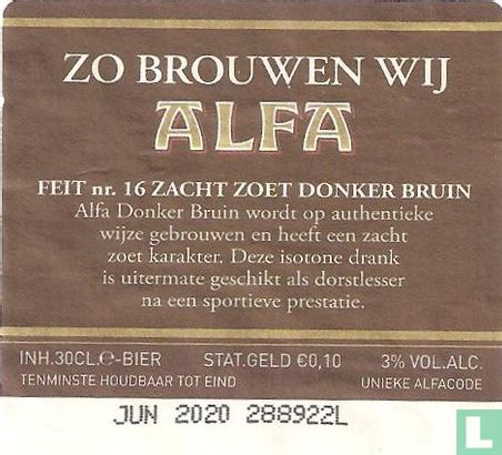 Alfa Donker Bruin - Afbeelding 2