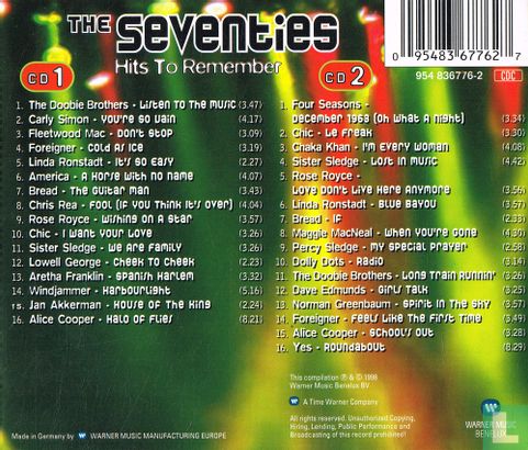 The Seventies - Hits to Remember - Afbeelding 2