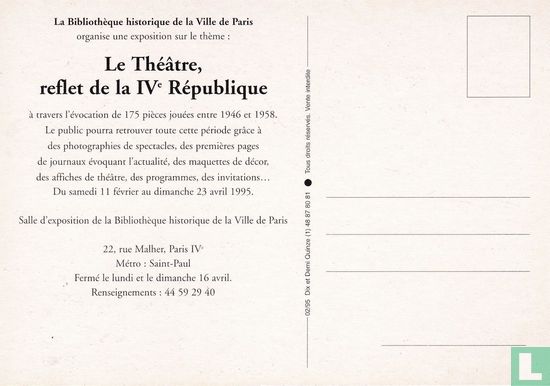 Mairie De Paris - Le Théâtre reflet de la IVe République - Bild 2
