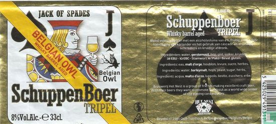SchuppenBoer Tripel whiskey barrel aged