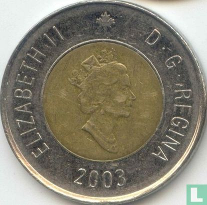 Canada 2 dollars 2003 (crowned head) - Image 1
