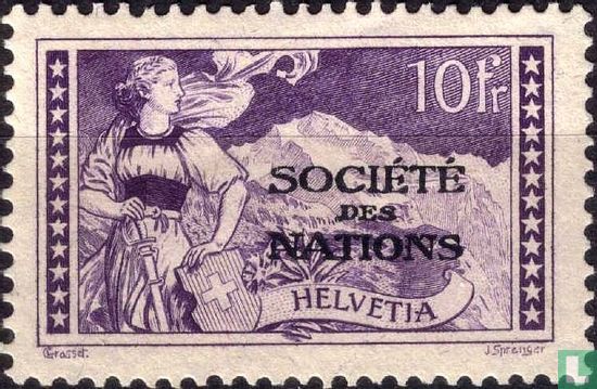 Helvetia and the Jungfrau