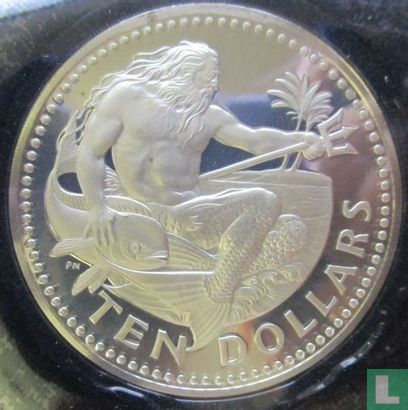Barbados 10 dollars 1973 (PROOF) - Image 2