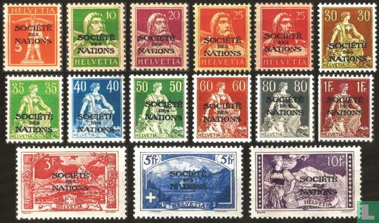 Service stamps of the League of Nations