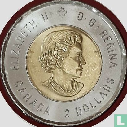 Canada 2 dollars 2019 (gekleurd) "75th anniversary of D-Day" - Afbeelding 2