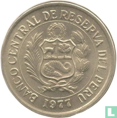 Peru 5 soles de oro 1977 - Afbeelding 1