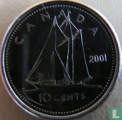 Canada 10 cents 2001 - Afbeelding 1
