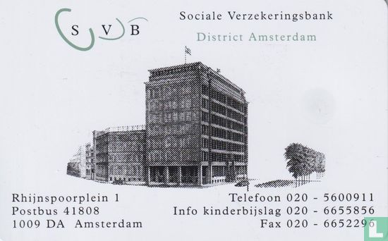SVB Sociale Verzekeringsbank District Amsterdam - Afbeelding 1