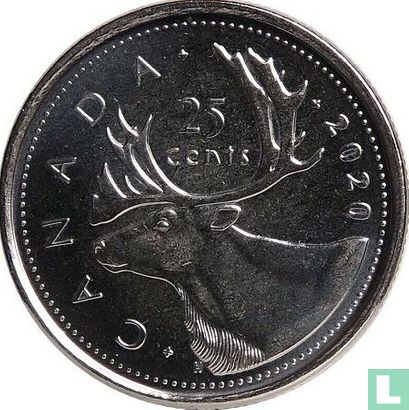 Canada 25 cents 2020 - Image 1