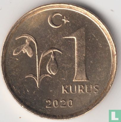Turkije 1 kurus 2020 - Afbeelding 1