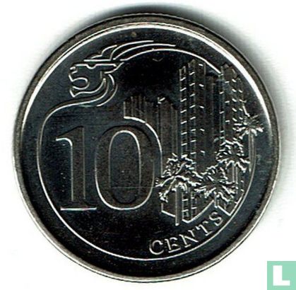 Singapour 10 cents 2018 - Image 2
