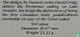Kanada 1 Dollar 1991 "175th anniversary of the launching of the Steamer Frontenac" - Bild 3