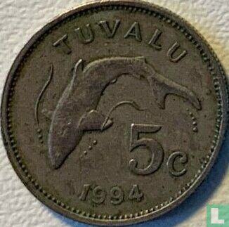 Tuvalu 5 cents 1994 - Image 1
