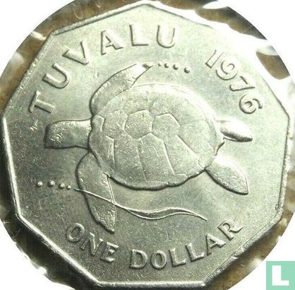 Tuvalu 1 dollar 1976 - Image 1