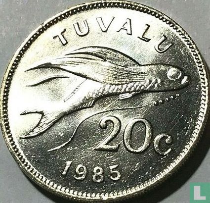 Tuvalu 20 cents 1985 - Image 1