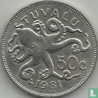 Tuvalu 50 cents 1981 - Image 1
