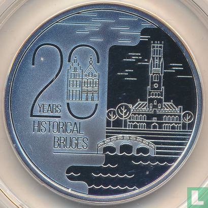 België 20 euro 2020 (PROOF) "20 years historical Bruges" - Afbeelding 2