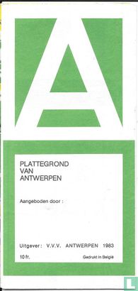 Plattegrond van Antwerpen - Image 1
