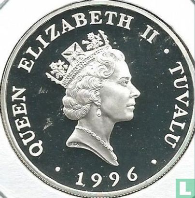 Tuvalu 2 dollars 1996 (PROOF) "Summer Olympics in Atlanta" - Image 1