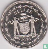 Belize 25 cents 1976 "Blue-crowned motmot" - Image 1