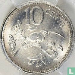 Belize 10 cents 1975 "Long-tailed hermit" - Afbeelding 2