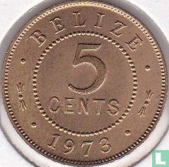 Belize 5 cents 1973 - Afbeelding 1