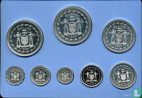 Belize mint set 1980 (PROOF - silver) - Image 3