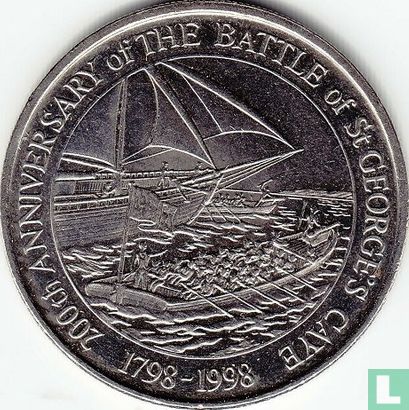 Belize 2 dollars 1998 "200th anniversary Battle of St. George's Cayes" - Image 1