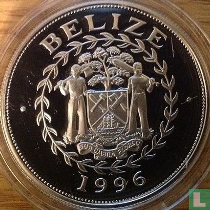 Belize 10 dollars 1996 (PROOF) "Summer Olympics in Atlanta" - Image 1