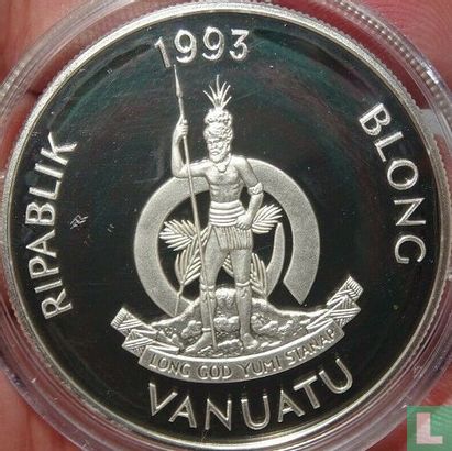 Vanuatu 50 vatu 1993 (PROOF) "40th anniversary Coronation of Queen Elizabeth II" - Afbeelding 1