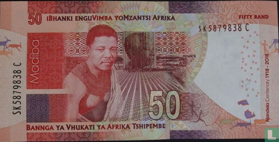 Südafrika 50 Rand 2018 - Bild 3
