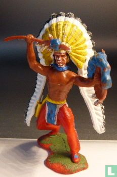 Indian with spear - Image 1