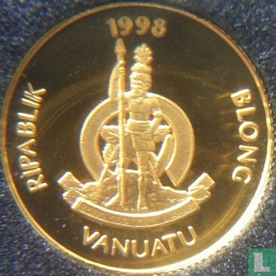 Vanuatu 50 vatu 1998 (PROOF) "Boar tusk necklace" - Afbeelding 1