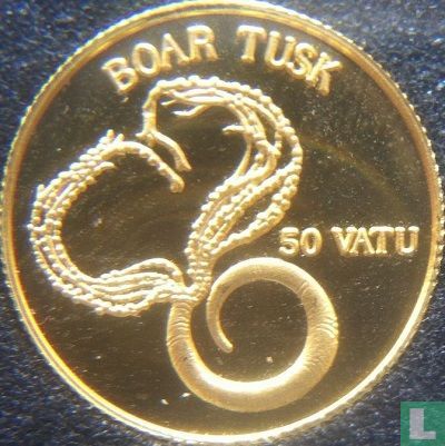 Vanuatu 50 Vatu 1998 (PP) "Boar tusk necklace" - Bild 2