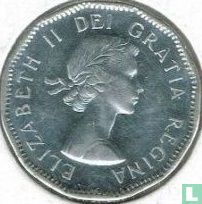 Canada 5 cents 1953 (avec bandoulière) - Image 2