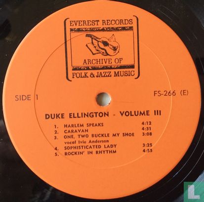 Duke Ellington Volume III - Afbeelding 3