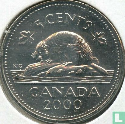 Kanada 5 Cent 2000 (Kupfer-Nickel - mit W) - Bild 1