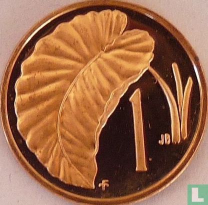Cookeilanden 1 cent 1976 (PROOF) - Afbeelding 2
