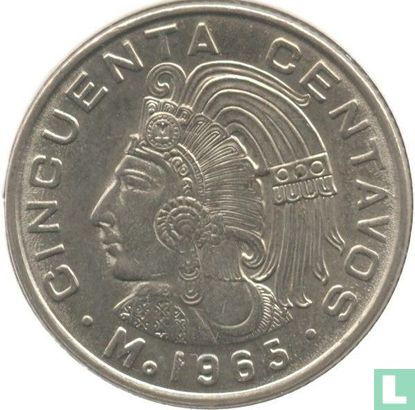 Mexico 50 centavos 1965 - Image 1