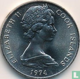 Cookeilanden 20 cents 1974 - Afbeelding 1
