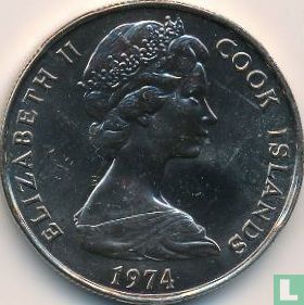 Cook Islands 50 cents 1974 - Image 1