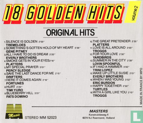 18 Golden Hits - Volume 2 - Afbeelding 2
