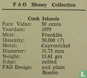 Cook Islands 50 cents 1979 "FAO" - Image 3