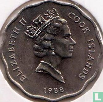 Îles Cook 1 dollar 1988 - Image 1