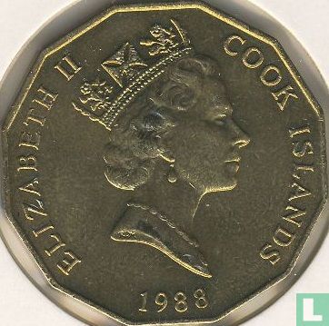 Cookeilanden 5 dollars 1988 - Afbeelding 1