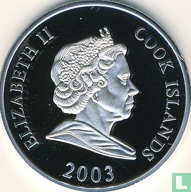 Cookeilanden 2 dollars 2003 (PROOF) "40th anniversary Death of John F. Kennedy" - Afbeelding 1