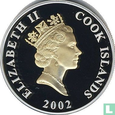 Îles Cook 1 dollar 2002 (BE) "50th anniversary Accession of Queen Elizabeth II" - Image 1