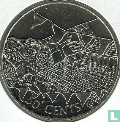 Cook Islands 50 cents 2002 "50th anniversary Accession of Queen Elizabeth II" - Image 2