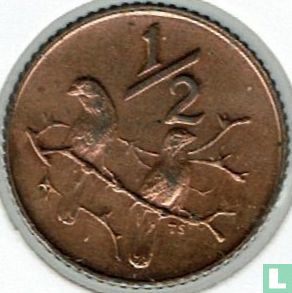 Afrique du Sud ½ cent 1972 - Image 2
