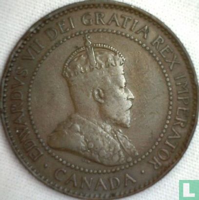 Canada 1 cent 1907 (met H) - Afbeelding 2